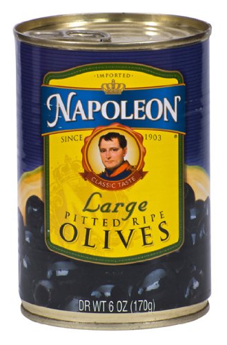 Napoleon Olives Black 6-Ounce Cans (Pack Of 12)