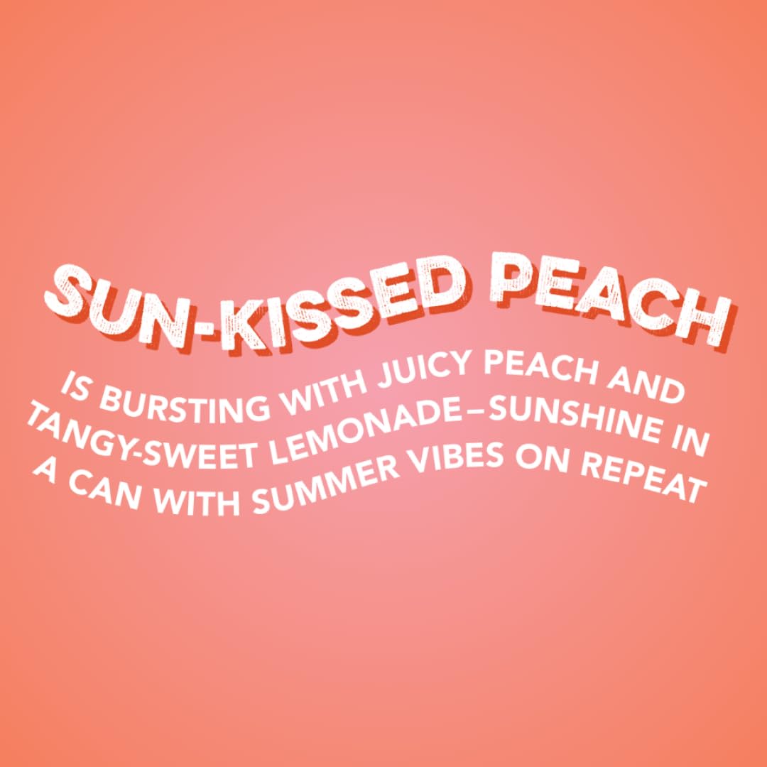 Clear Protein + Energy Sun-Kissed Peach 16 oz Can - 12 Pack