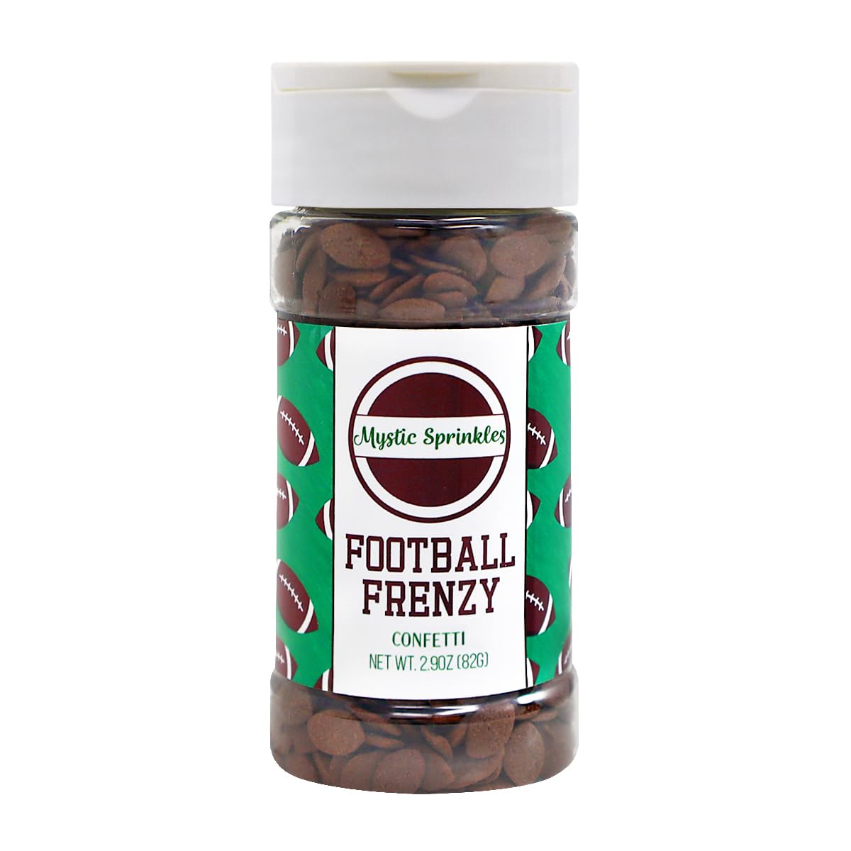 Mystic Sprinkles The Big Football Game Jimmy Mix 3Oz Bottle (Football Frenzy Confetti 2.9Oz)
