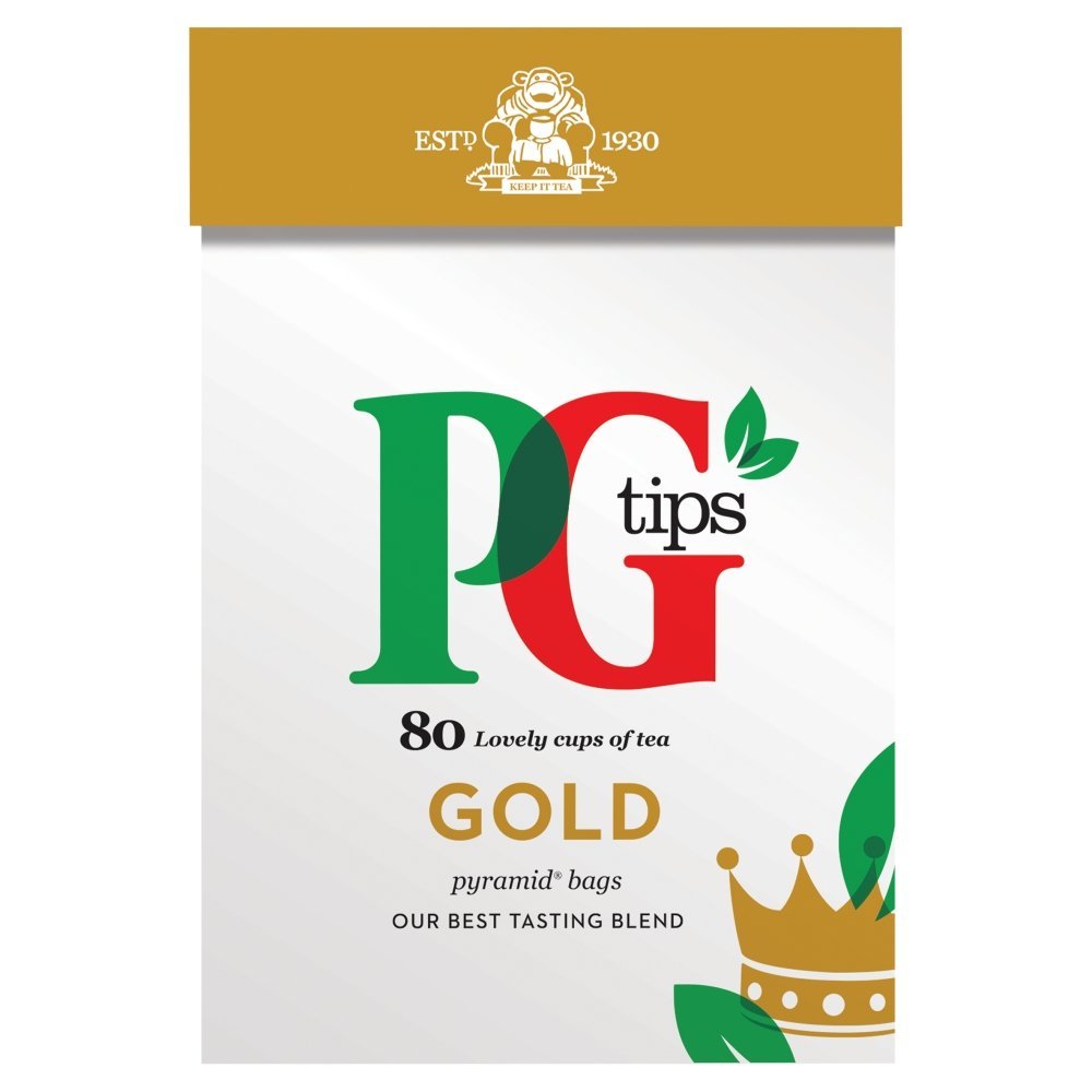 PG Tips Gold Best Tasting Blend Tea Bags, 70 Count - Premium Black Tea for a Rich Flavor Experience