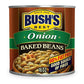 Bush'S Best 16 Oz Canned Onion Baked Beans, Source Of Plant Based Protein And Fiber, Low Fat, Gluten Free, (Pack Of 12)