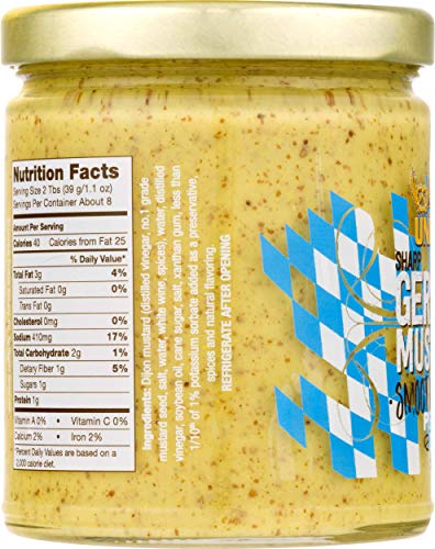 Unique Snacks Pretzel Dip with Sharp German Mustard, 9 Ounce, Camouflage Color