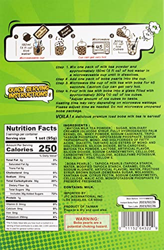 J-BASKET Matcha Boba Kit, Matcha, 10 Oz (Pack of 2)