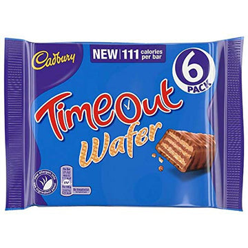 Original Cadbury Timeout Wafer Pack Imported From The Uk, England Cadburys Time Out Pack The Very Best Of British Chocolate