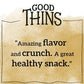GOOD THINS Sesame Rice Snacks Gluten Free Crackers, Snack Crackers, 3.5 oz (Pack of 2)