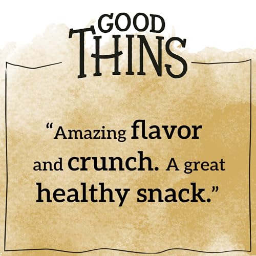 GOOD THINS Sesame Rice Snacks Gluten Free Crackers, Snack Crackers, 3.5 oz (Pack of 2)