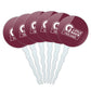 University of Arkansas at Little Rock Primary Logo Cupcake Picks Toppers Decoration Set of 6