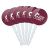 University of Arkansas at Little Rock Primary Logo Cupcake Picks Toppers Decoration Set of 6