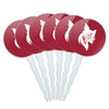 Bates College Primary Logo Cupcake Picks Toppers Decoration Set of 6