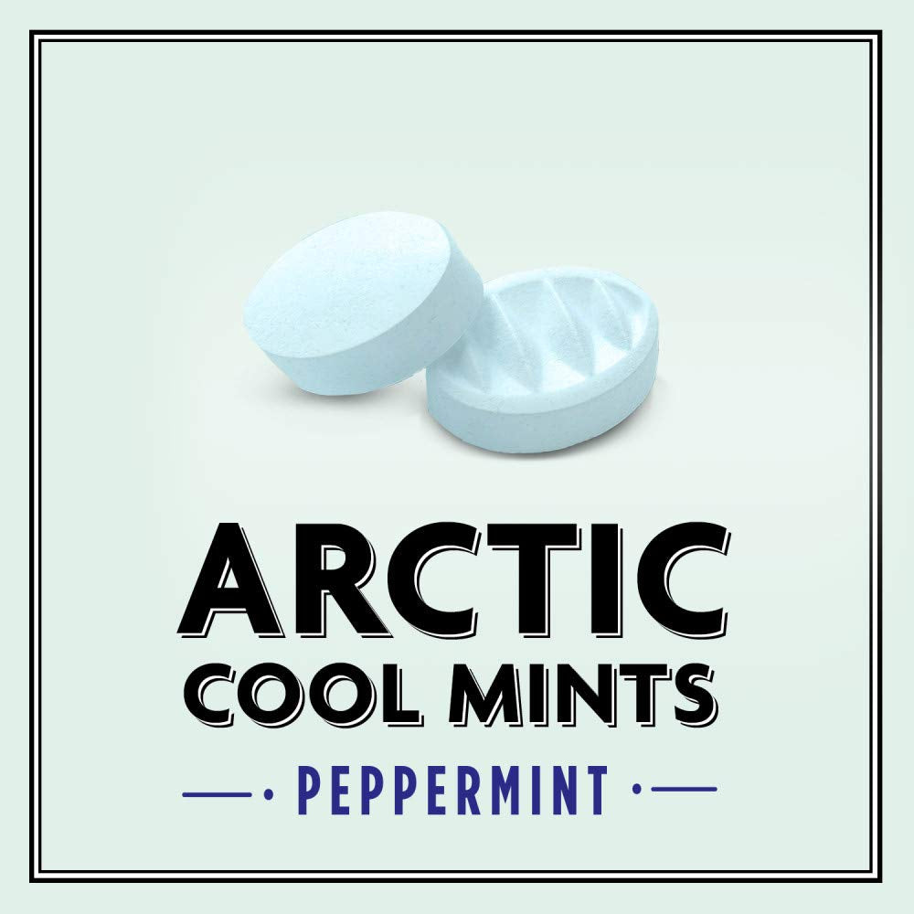 Altoids Arctic Peppermint Breath Mints, 1.2 oz Tin, Pack of 8, White
