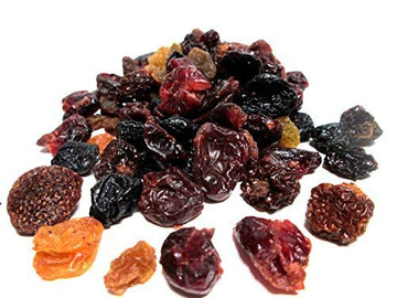 CandyMax Premium Mixed Dried Berries, 3 LB - Blueberry, Cherry, Cranberry, Currant, Golden Raisin, 48 Ounce Pack