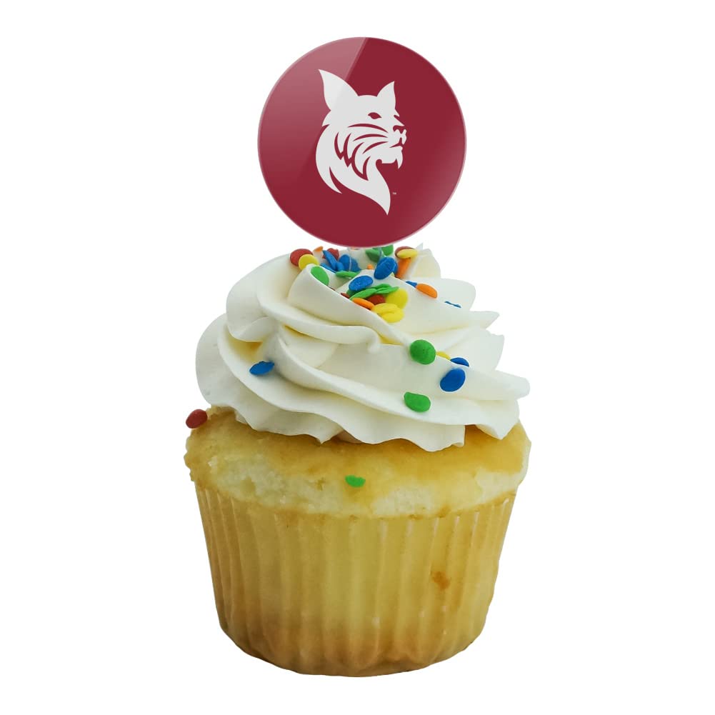 Bates College Primary Logo Cupcake Picks Toppers Decoration Set Of 6