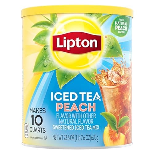 Lipton Instant Tea Mix, Sweetened Peach, 268 oz