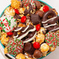 Bonnie and Pops Holiday Tin- with Assorted Christmas Chocolate  Cookies  Pretzels - Festive  Corporate  Family  Gift Basket Idea for Men and Women (Extra Large)
