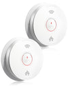 Siterwell Smoke Alarm And Carbon Monoxide Detector, Smoke And Carbon Monoxide Detector With Voice Speaker, Led Light, Auto-Check