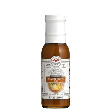 Yamasa, Artisanal Miso Ramen Broth Concentrate, Serves 8 Bowls, Gluten Free, No Msg Added, Certified In The Japanese Tradition, 
