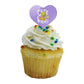 GRAPHICS & MORE Tweety Cupcake Picks Set of 6, Acrylic, Multi Color, One Size