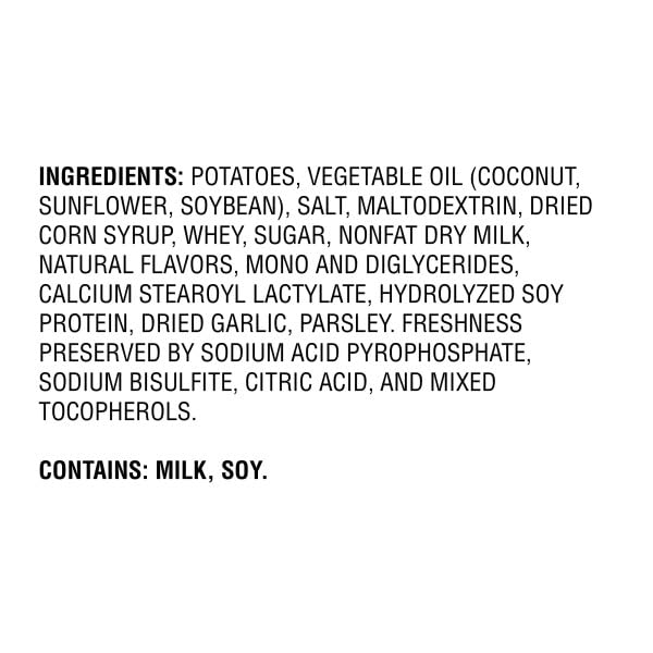 Idahoan Mashed Potatoes, Roasted Garlic, 4-Ounce Package (Pack of 12)