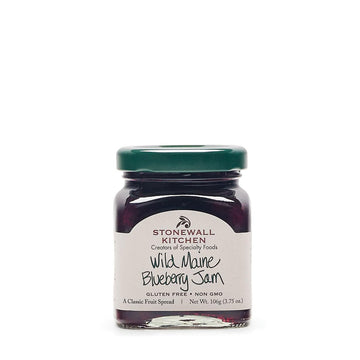 Stonewall Kitchen Gourmet Wild Maine Blueberry Jam, Bursting with Tiny, Hand Raked Maine Blueberries, Made in USA, Comes in Beau