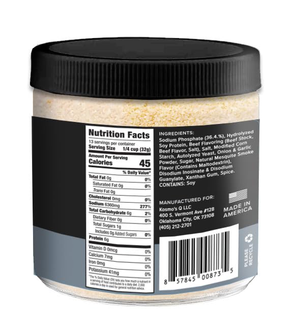 Kosmos Q Smoke House Reserve Blend Injection - BBQ Injection Marinade for Beef, Brisket & More - BBQ Seasoning Made in the USA (