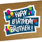 Hangry Kit Birthday Snack Box For Your Brother - (20 Count) Happy Birthday Gift Basket Care Package - Contains Birthday Snacks,