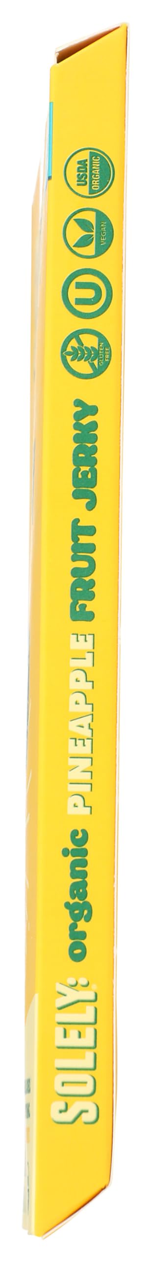 SOLELY Organic Pineapple Fruit Jerky Multipack, 0.8 OZ