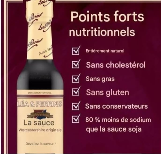Lea & Perrins Worcestershire Sauce, 20 Fl Oz (Pack of 2)