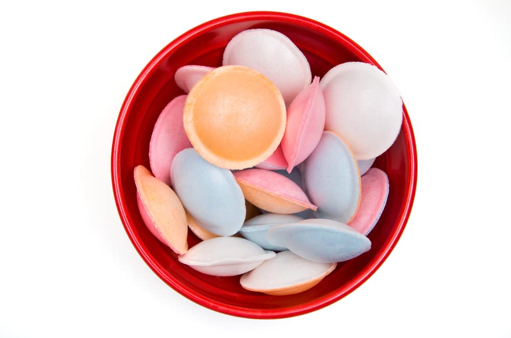 Satellite Wafers Candy - 1 Pound - Flying Saucer Candy - Wafer Candy Discs - Ufo Candies - Bulk Classic Nostalgic Candy - Aprrox. 350 Pieces