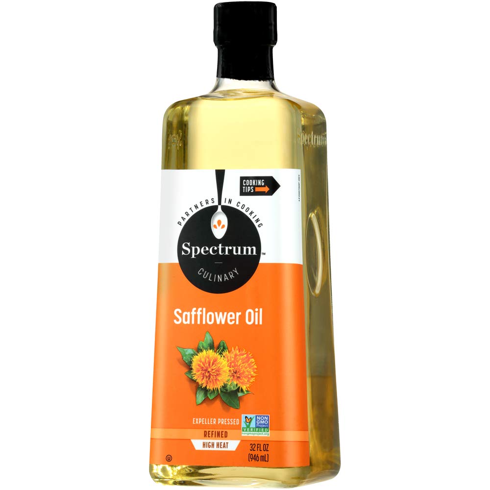 Spectrum Culinary, High Oleic Safflower Oil, Refined, 32 Oz (Pack Of 12)