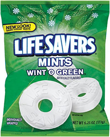 Lifesavers Wintogreen Peg 6.25Oz