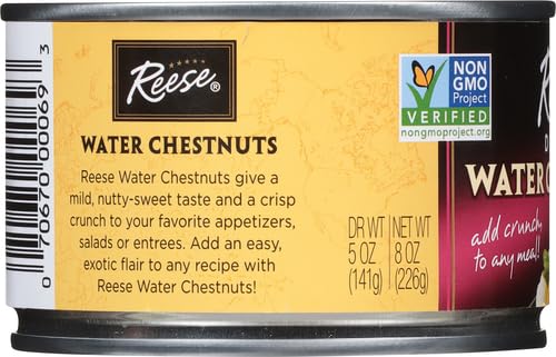 Reese Diced Water Chestnuts - 8 Ounces