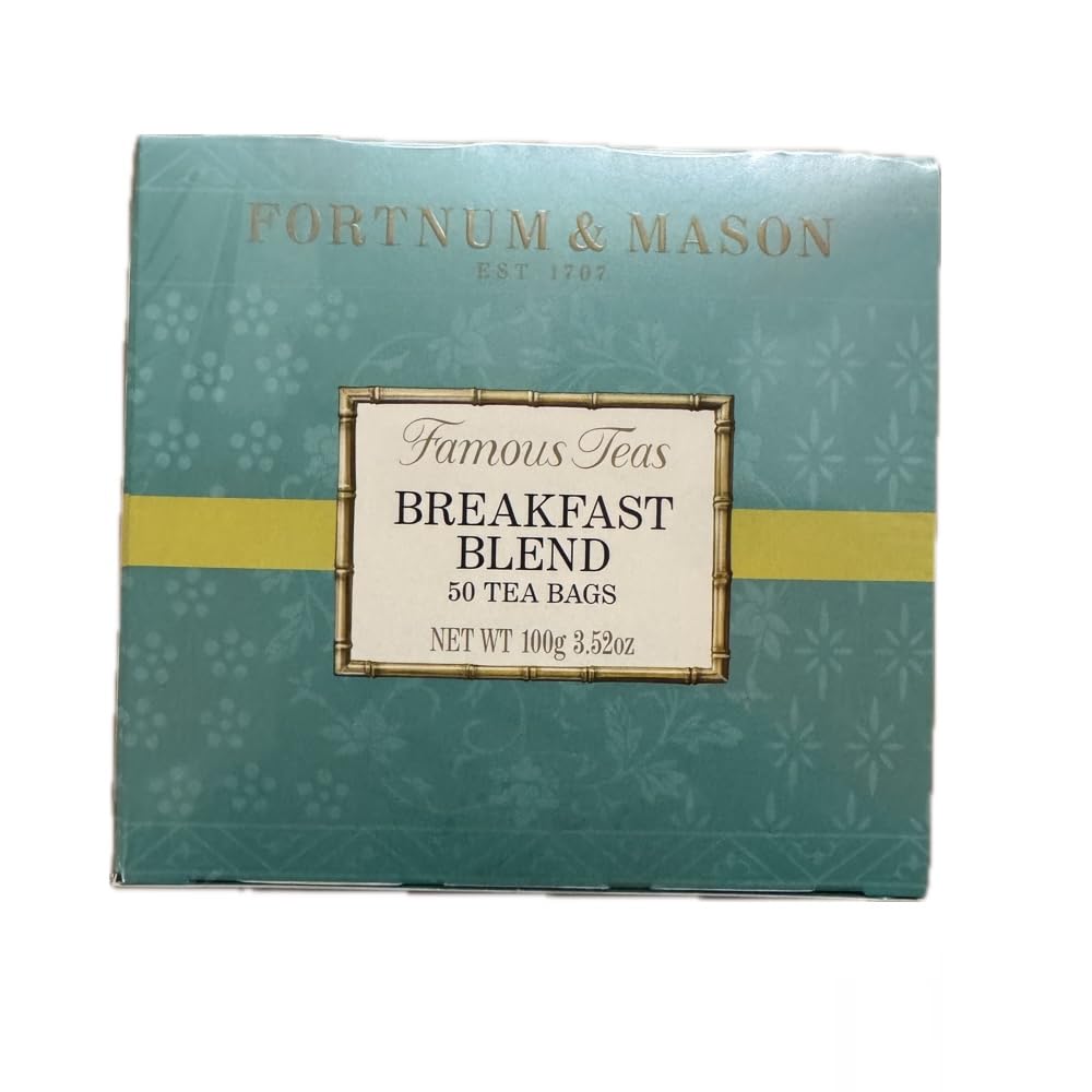 Fortnum And Mason British Tea, Breakfast Blend 50 Count Tea Bags (1 Pack)