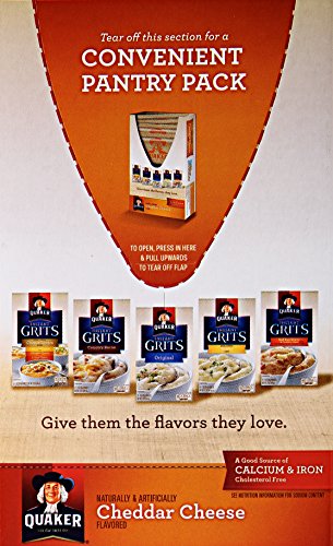 Quaker Instant Grits Cheddar Cheese, 12 ct