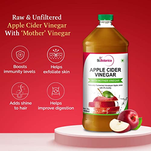 St.Botanica Natural Apple Cider Vinegar With Mothe
