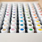 AmeriColor Soft Gel Paste Food Coloring Kit, 70 x 0.75 Ounce Bottles, Ivory, Orange, Blue, Yellow, Sky Blue, Navy Blue, White