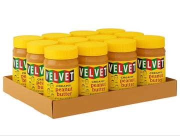 Velvet Peanut Butter, Creamy - Detroits Classic Since 1937, with Fresh, Pure, Delicious    Label, Made in the USA, Gluten-Free, 