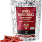 Soeos Whole Dried Chili 4Oz, Medium Spicy, Natural And Premium, Great For Mexican Recipes, Dry Szechuan Pepper, Dry Chile Peppers, Sichuan Pepper, Dried Red Chilie, Whole Dried Chili Peppers.