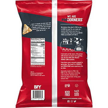 Popcorners Popped Corn Snacks Kettle Corn, 12 Oz