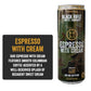 Black   Coffee Ready To Drink Espresso with Cream, 12 Count, 11 Fl Oz, Gluten Free, 200mg Caffeine, Supports Veterans