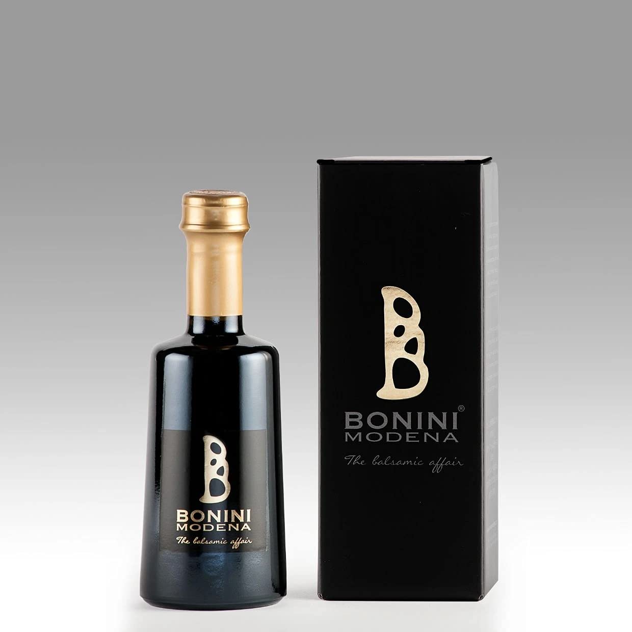 Bonini Black Gustoso 8 Years Condiment, Premium Aged Artisan Condiment, Handcrafted In Italy, Gourmet Condiment, The Condiment O