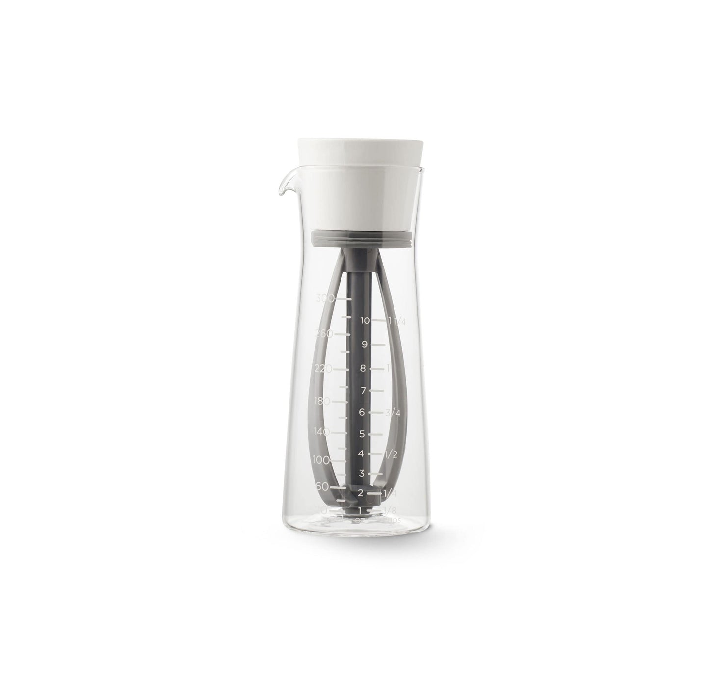 Chef'N Salad Dressing Mixer, Baking White/Vintage Indigo