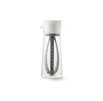 Chef'N Salad Dressing Mixer, Baking White/Vintage Indigo