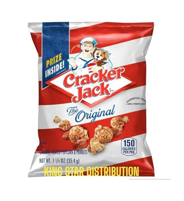 Crackerr Jack The Original Caramel Coated Popcorn, 30 Bags (1 Box)