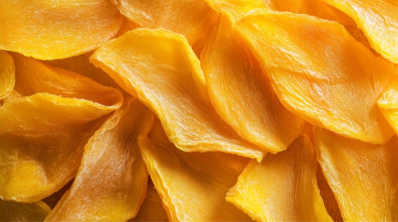 No Sugar Added Dried Mango Slices - 48 Oz Delicious Texture Soft & Juicy No Sugar Added Dried Mango - Naturally Ripened Mangos D