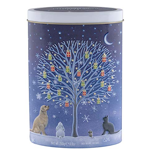Gardiners Of Scotland Handmade Fudge 250G Tin, Christmas Tree Of Gifts Clotted Cream Fudge