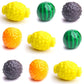 Seedlings Gumballs for Kids - 100 Pcs Seedling Original Gum - Fruit Shaped Gumballs - Chewing Bubble Gum for Kid - Colored Gum B
