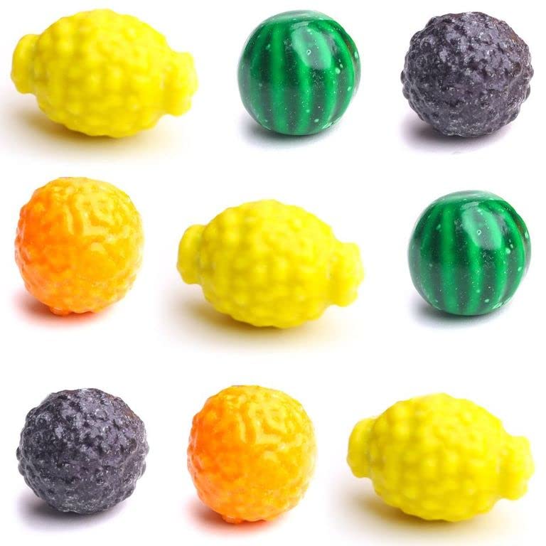Seedlings Gumballs for Kids - 100 Pcs Seedling Original Gum - Fruit Shaped Gumballs - Chewing Bubble Gum for Kid - Colored Gum B