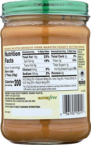 Santa Cruz Pnut Bttr Org Ns Drk Crnc 16 Oz