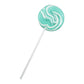 Aqua Light Blue Lollipops, 24 Pack, Blue Suckers, Blue Lollipops Individually Wrapped, Blue Lollipop Suckers Bulk, The Hampton P