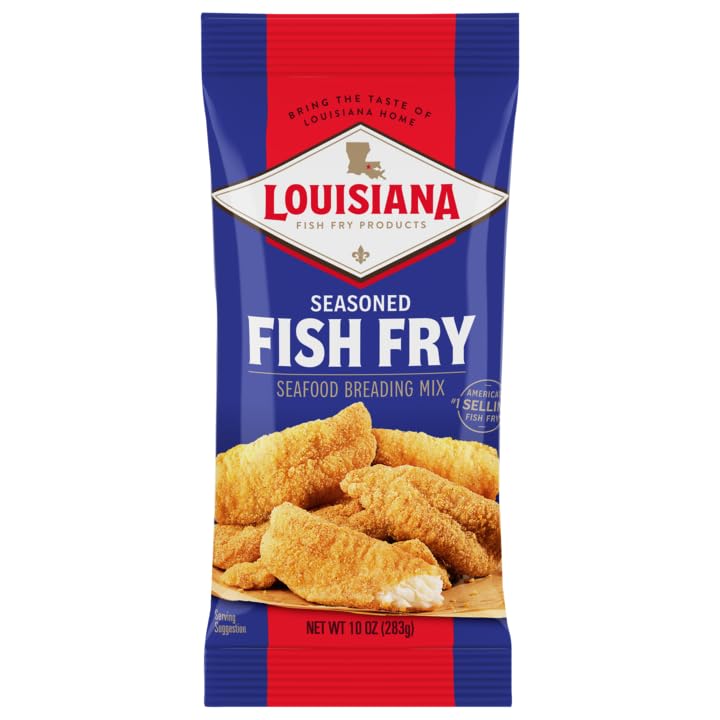 Louisiana Fish Fry Products Seasoned Fish Fry, 10 Oz (Pack Of 12)